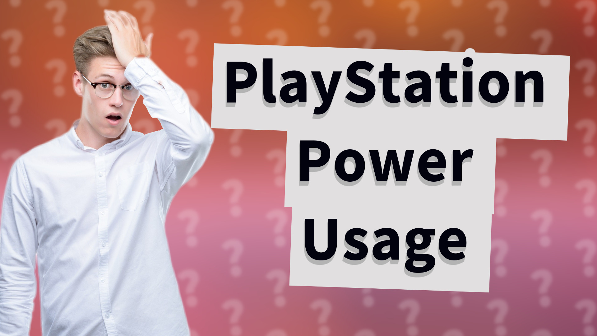PlayStation Power Usage