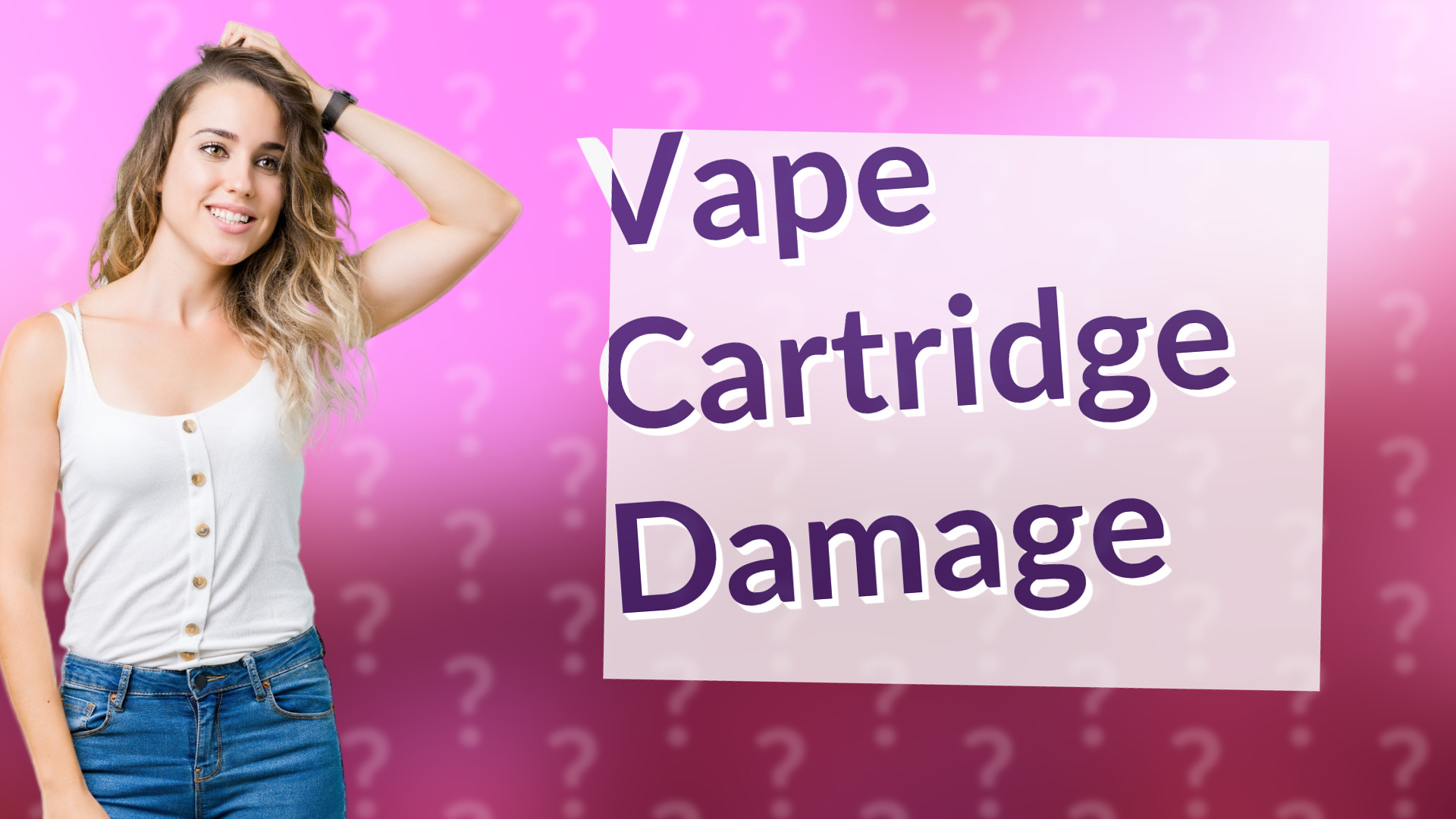 Vape Cartridge Damage