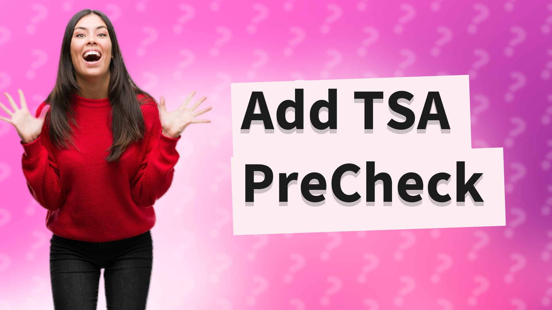 Add TSA PreCheck