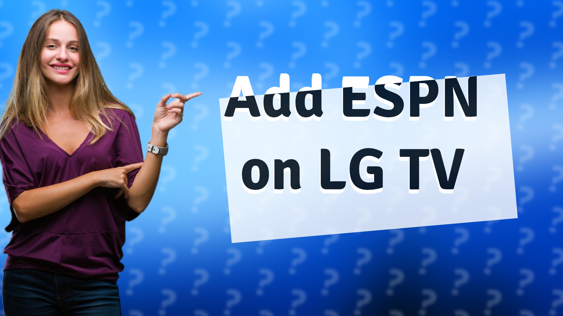 Add ESPN on LG TV