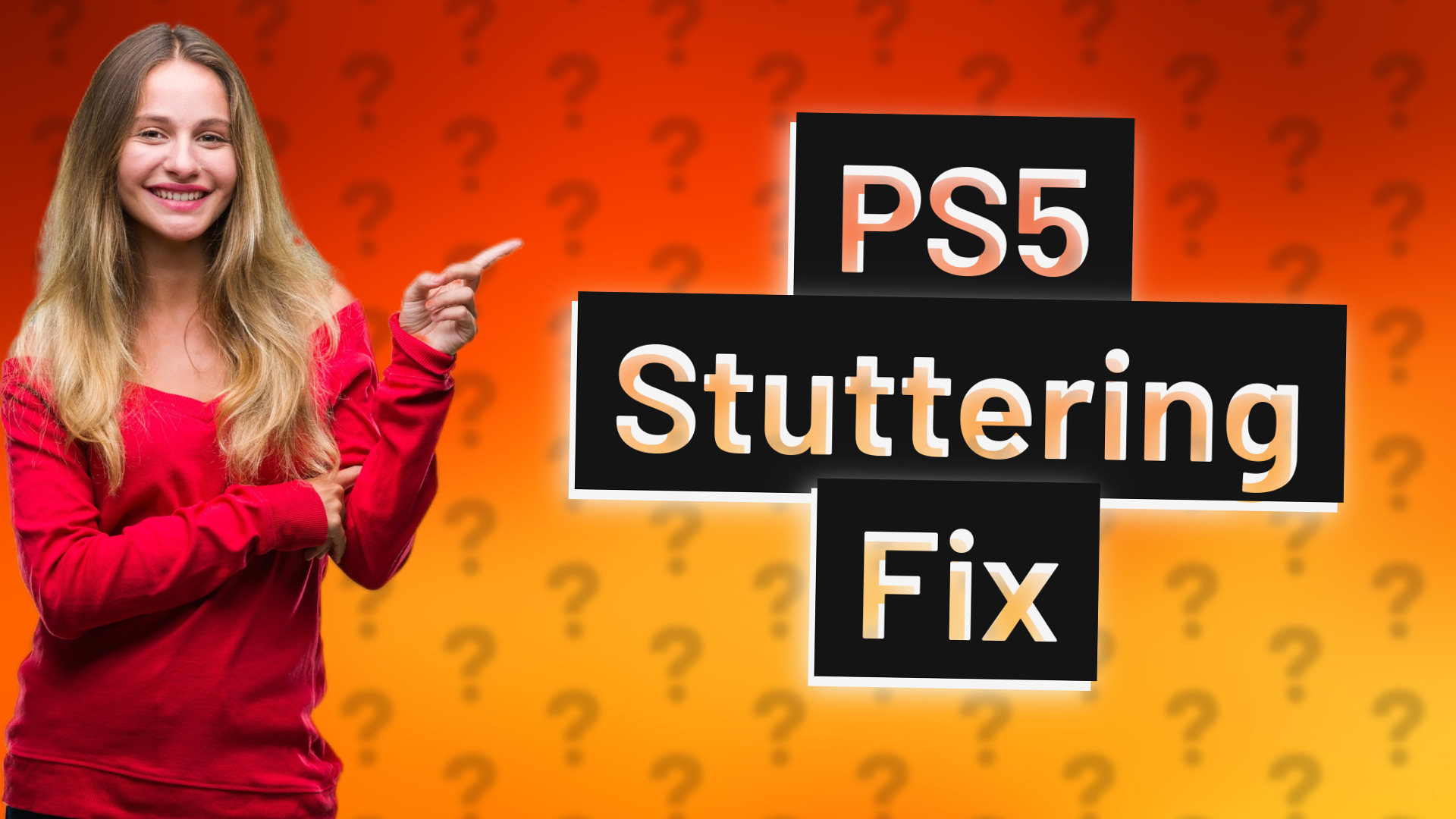 PS5 Stuttering Fix