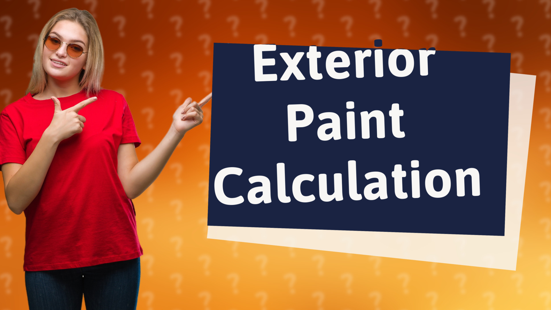Exterior Paint Calculation