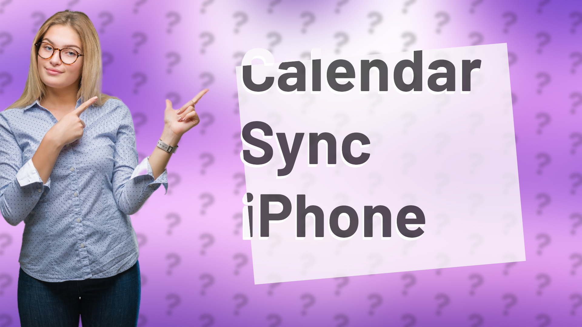 Calendar Sync iPhone