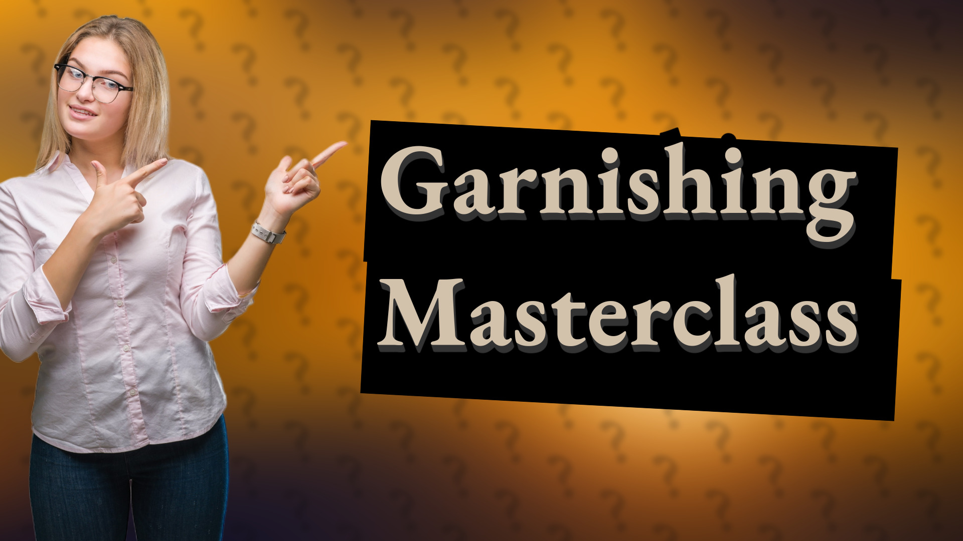 Garnishing Masterclass