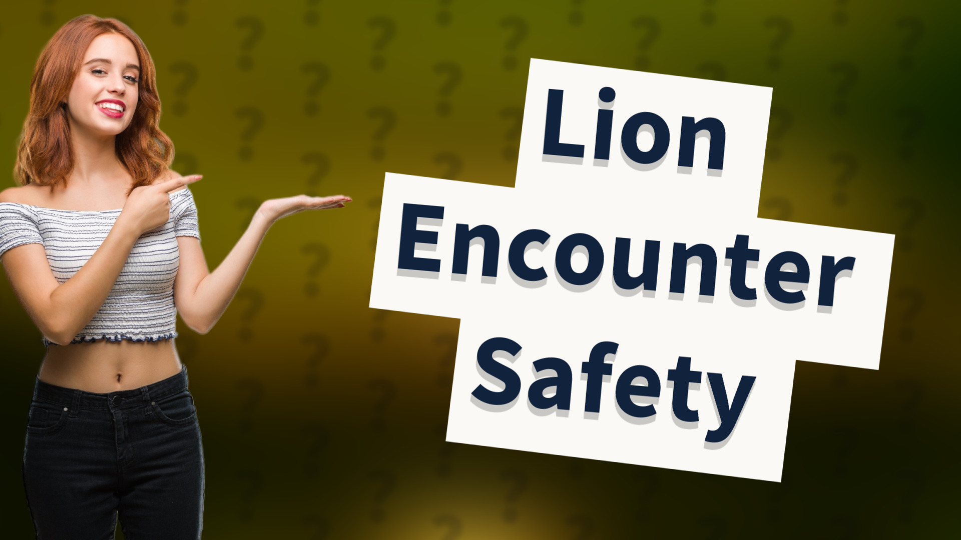 Lion Encounter Safety