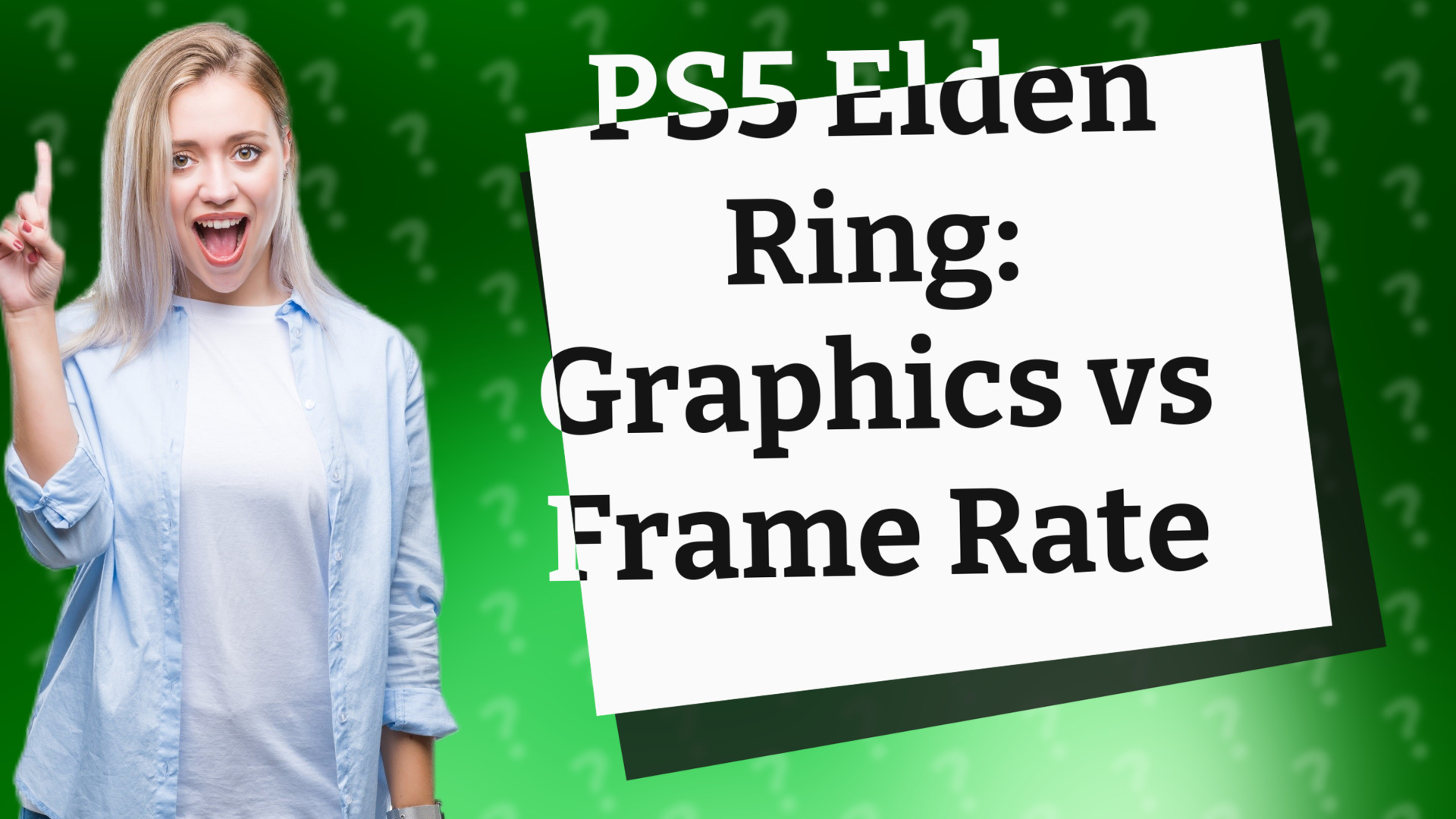 PS5 Elden Ring: Graphics vs Frame Rate