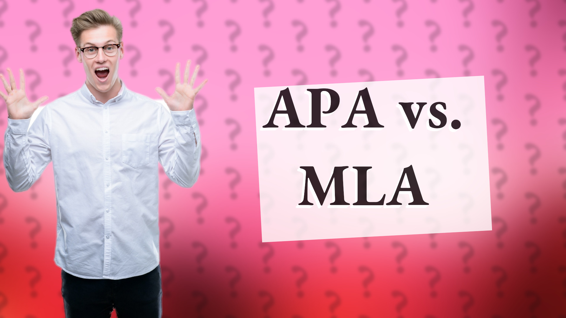 APA vs. MLA
