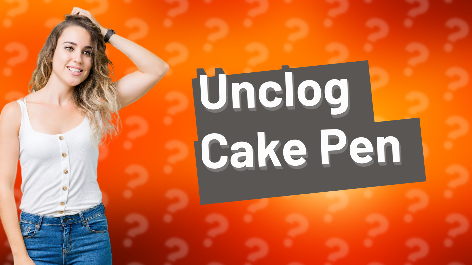 Unclog Cake Pen