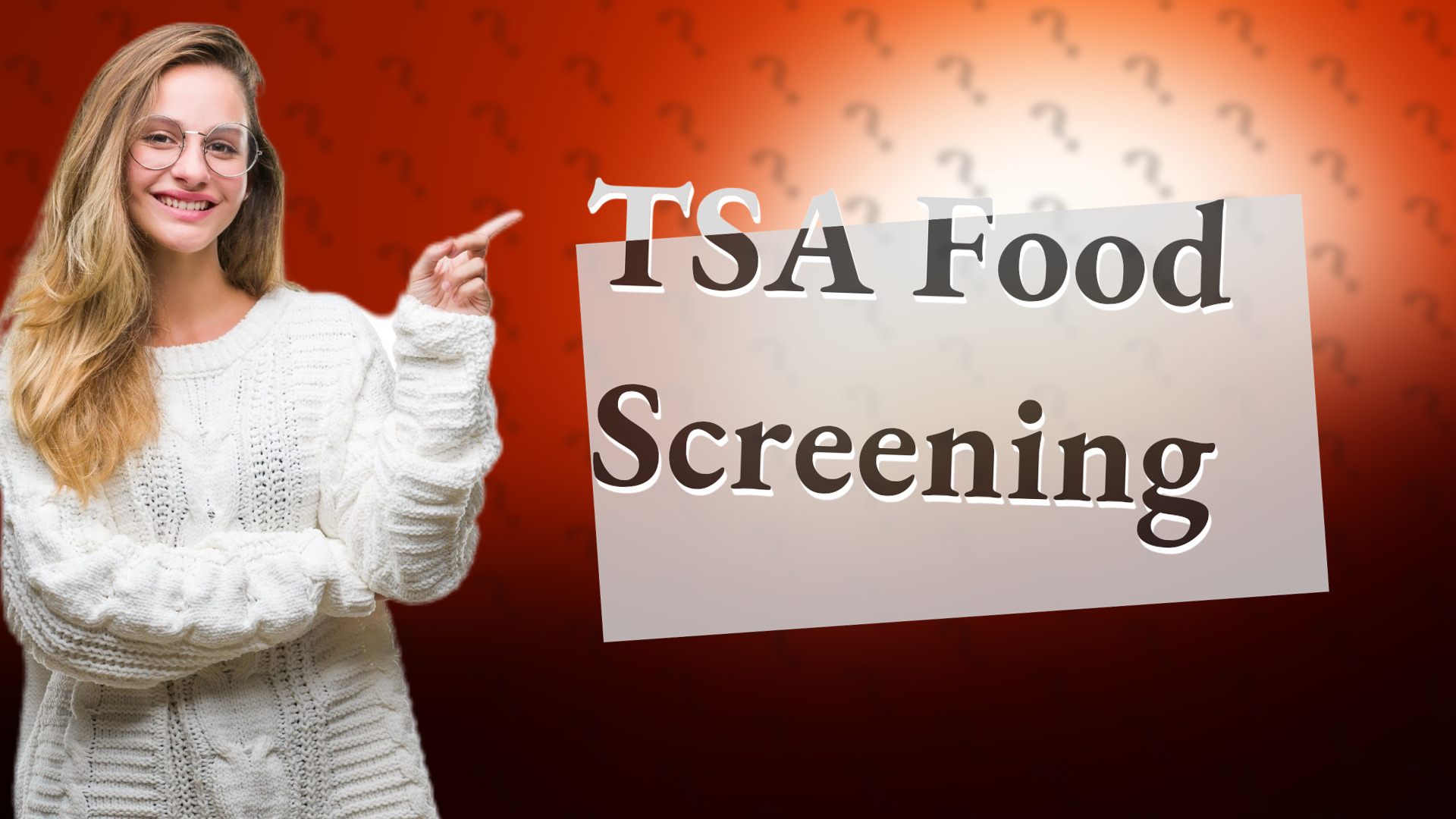 TSA Food Screening