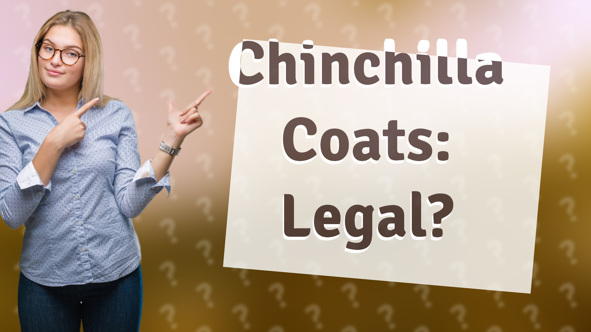 Chinchilla Coats: Legal?