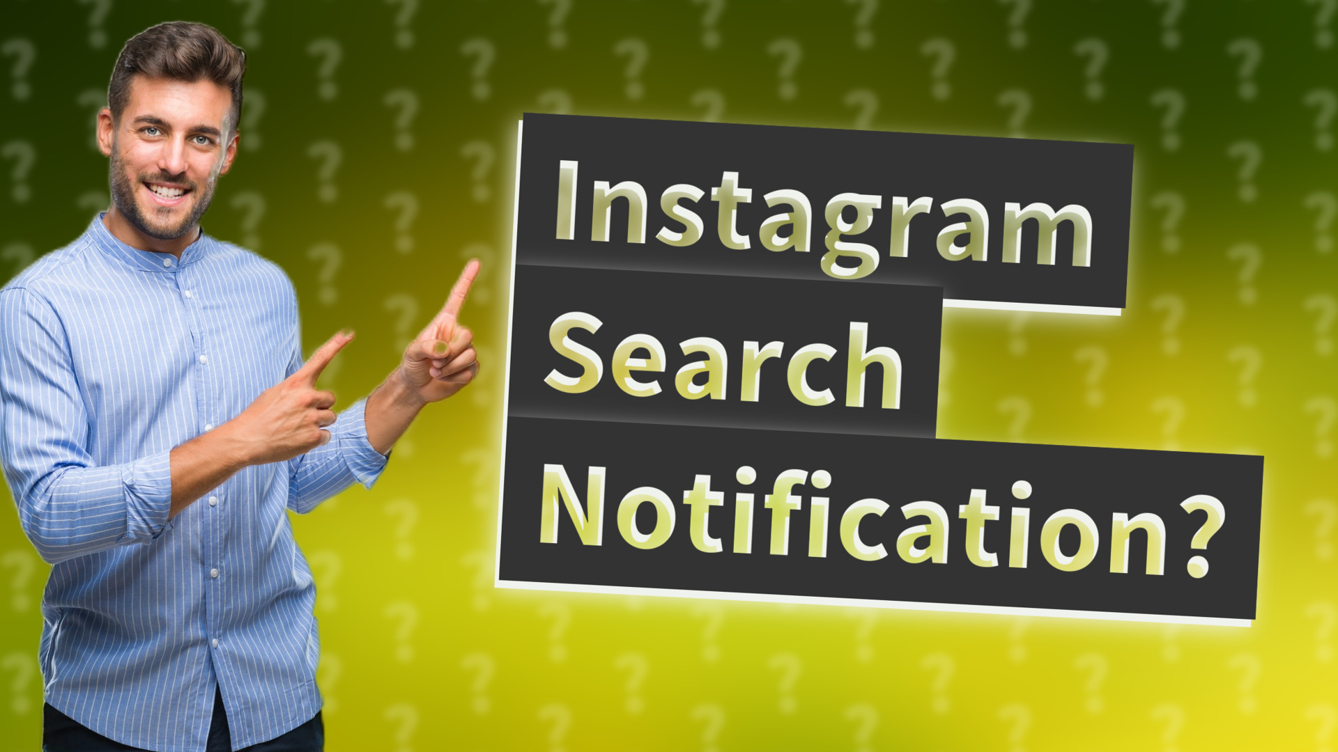 Instagram Search Notification?
