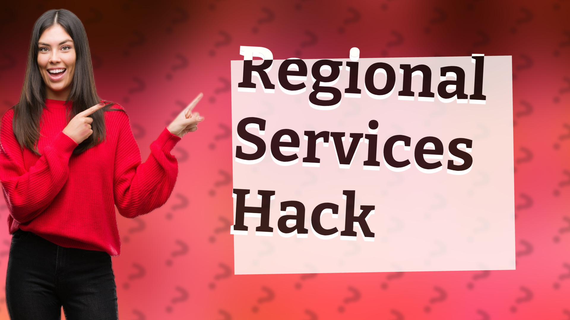 Regional Services Hack