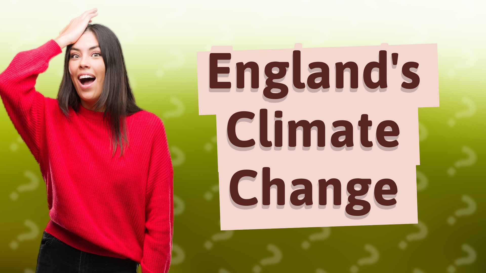 England's Climate Change