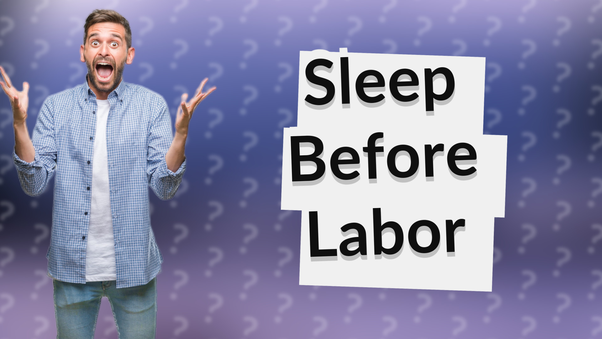 Sleep Before Labor