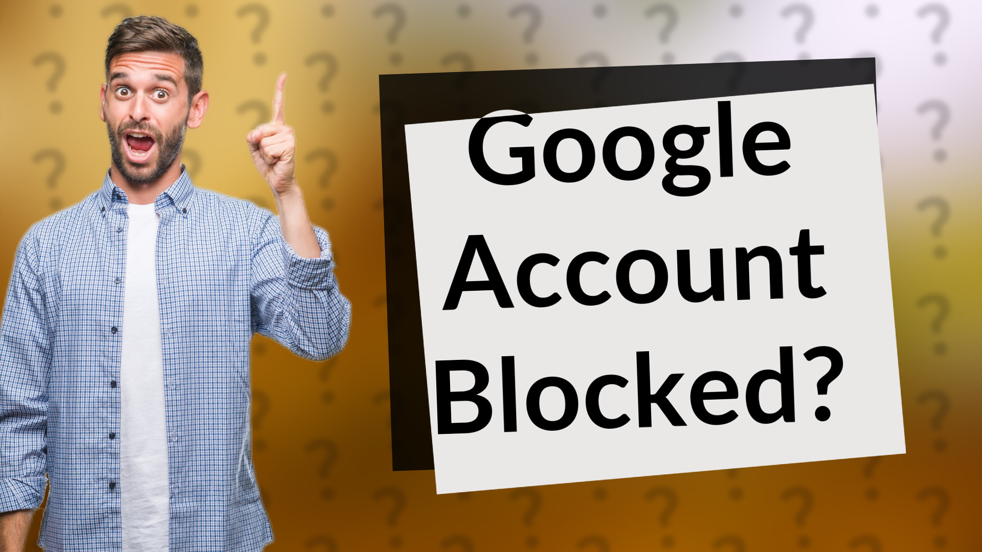 Google Account Blocked?