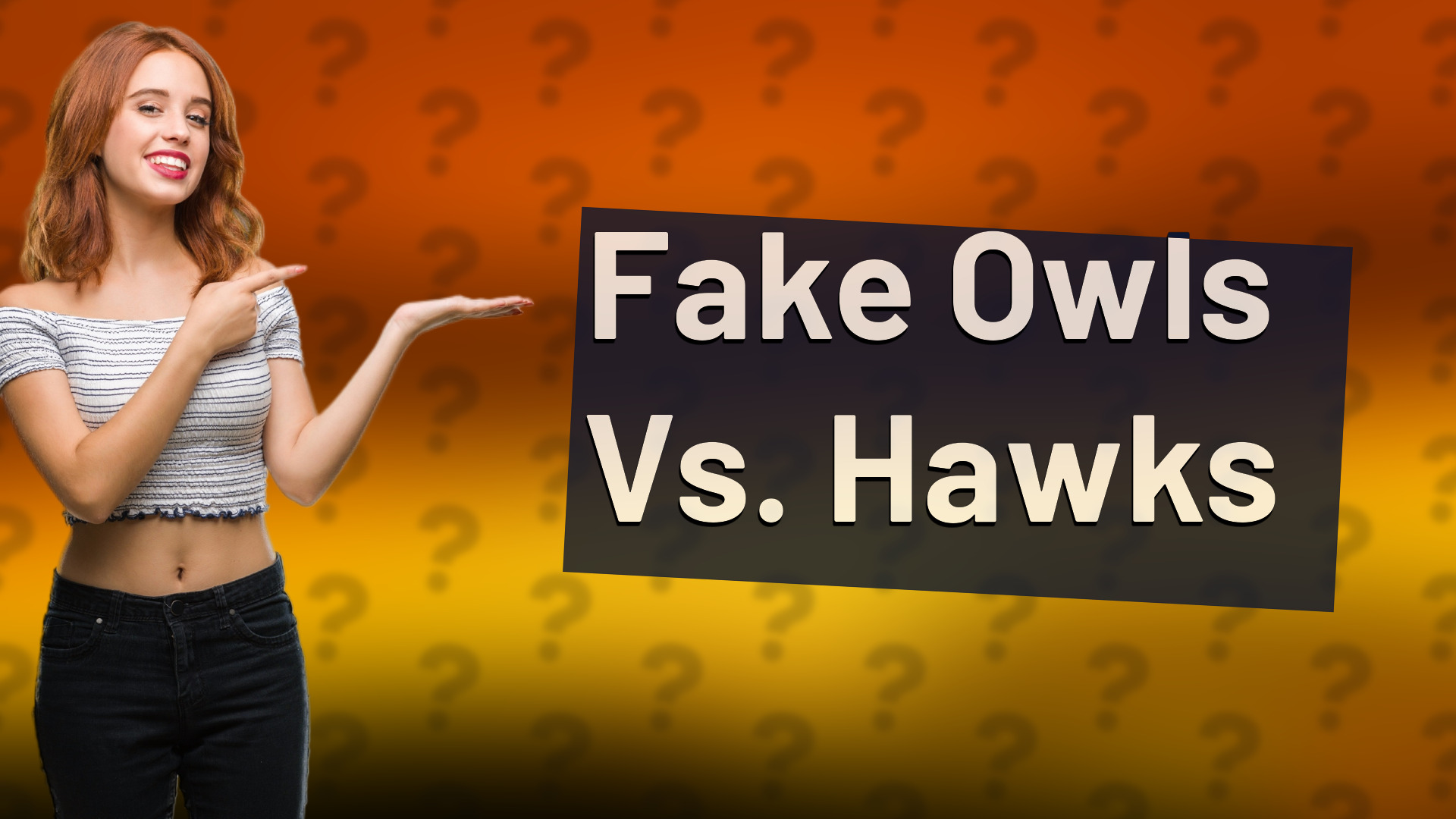 Fake Owls Vs. Hawks