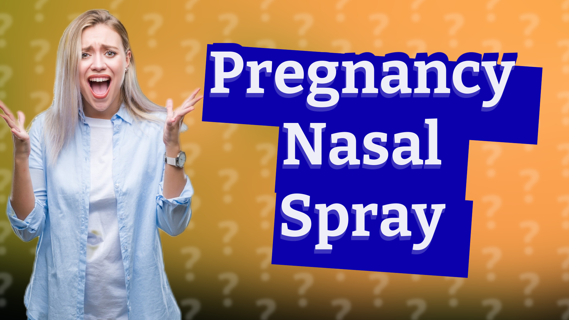 Pregnancy Nasal Spray