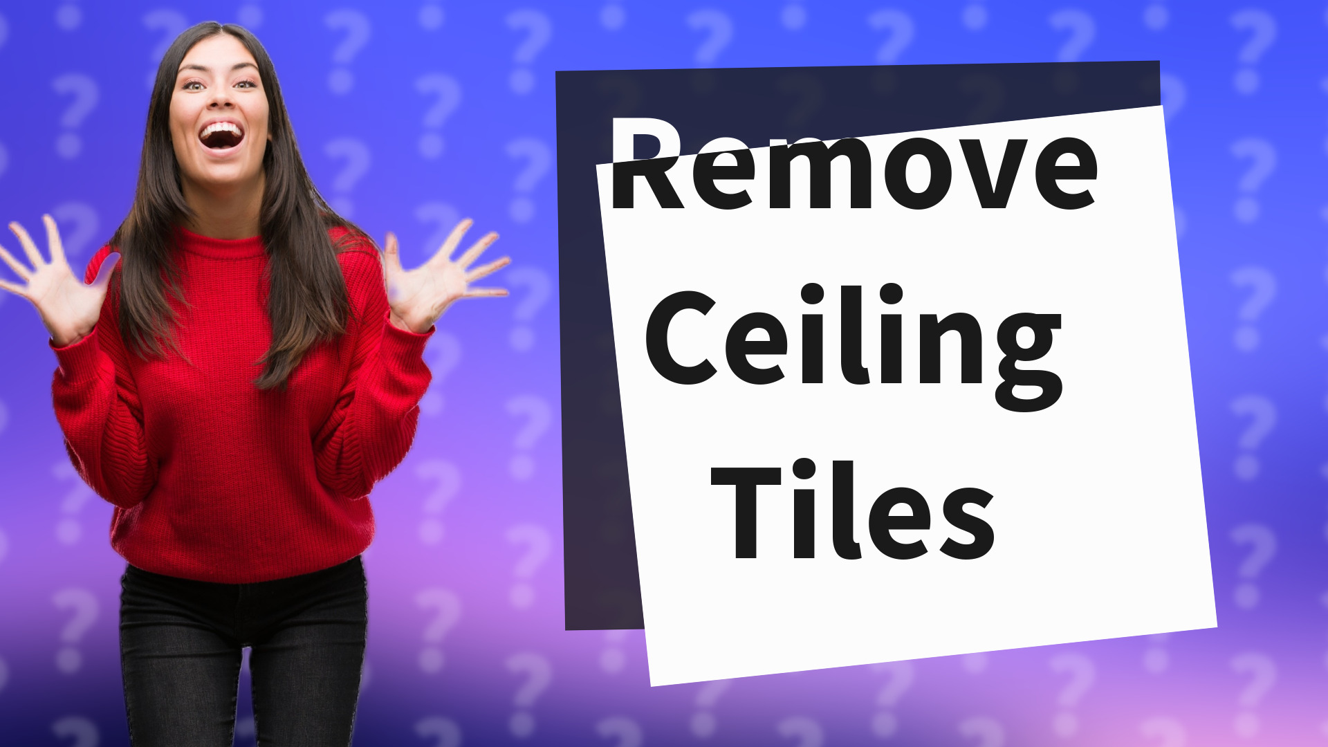 Remove Ceiling Tiles