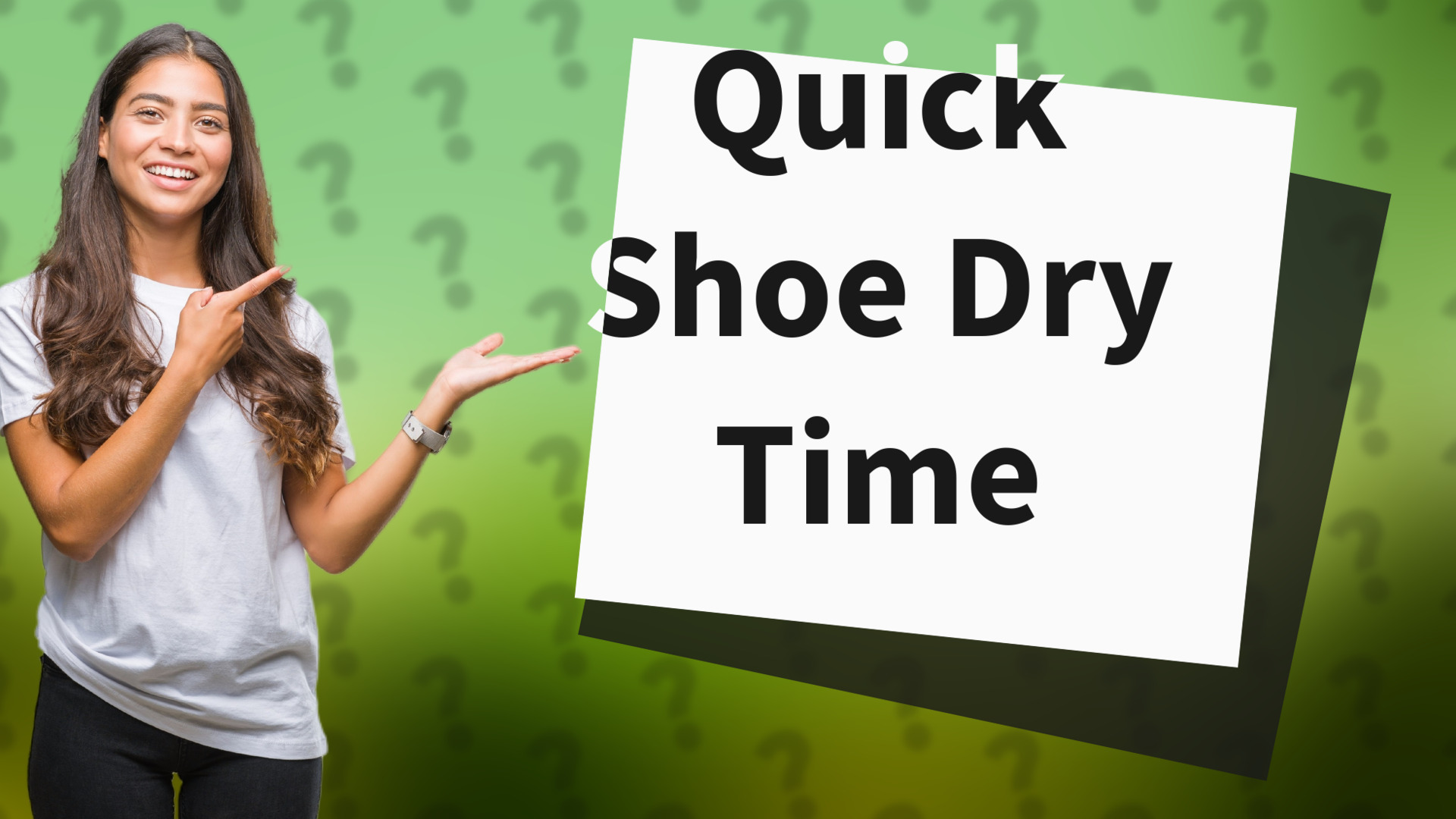 Quick Shoe Dry Time