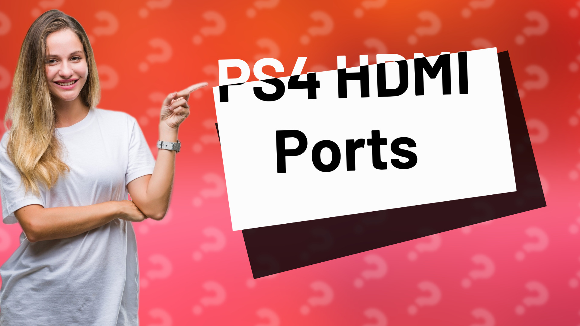 PS4 HDMI Ports