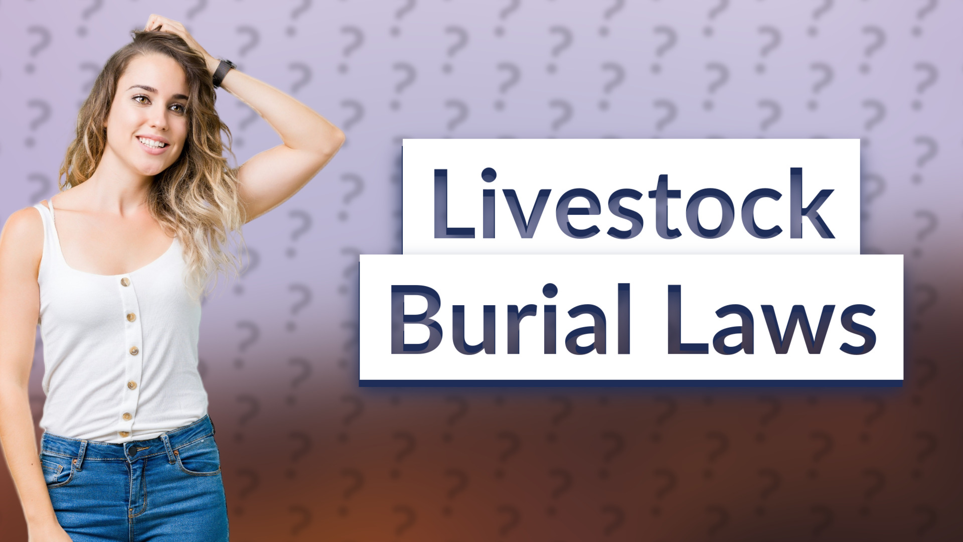 Livestock Burial Laws