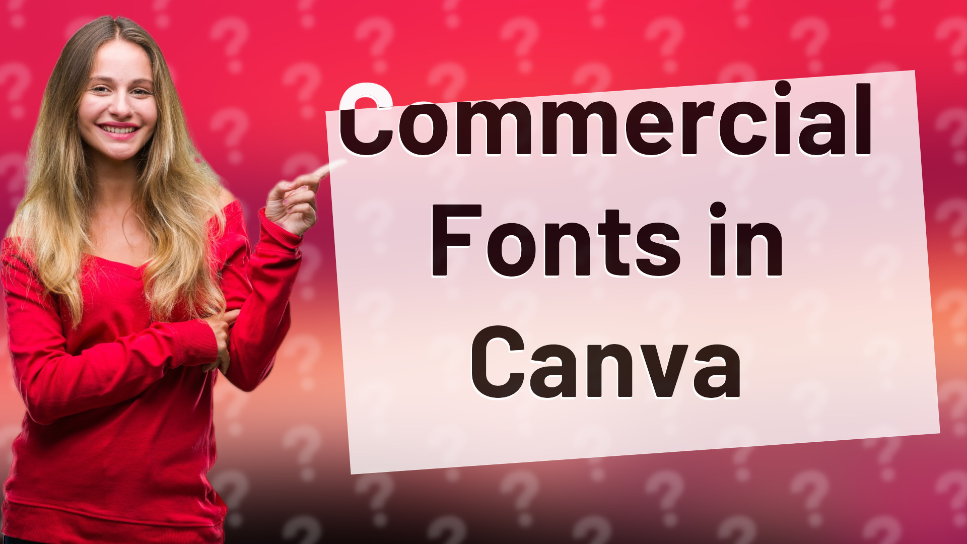 Commercial Fonts in Canva