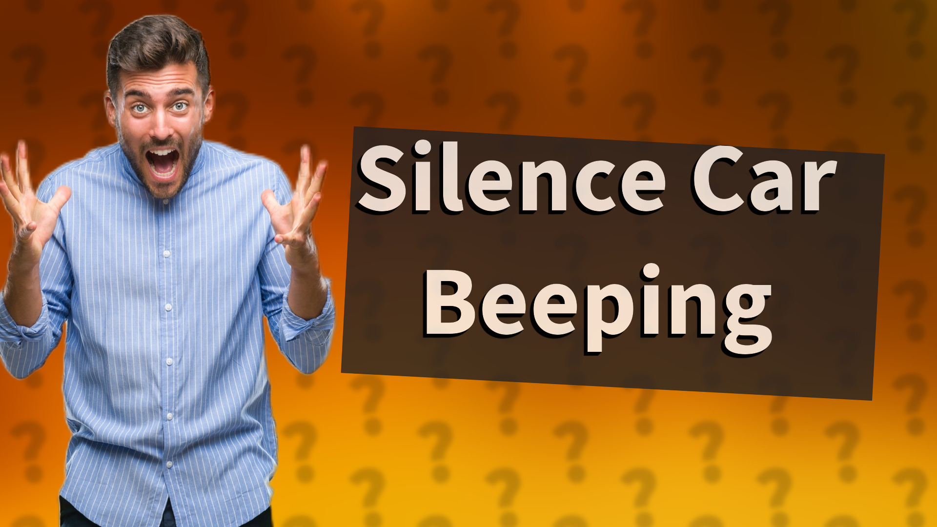 Silence Car Beeping