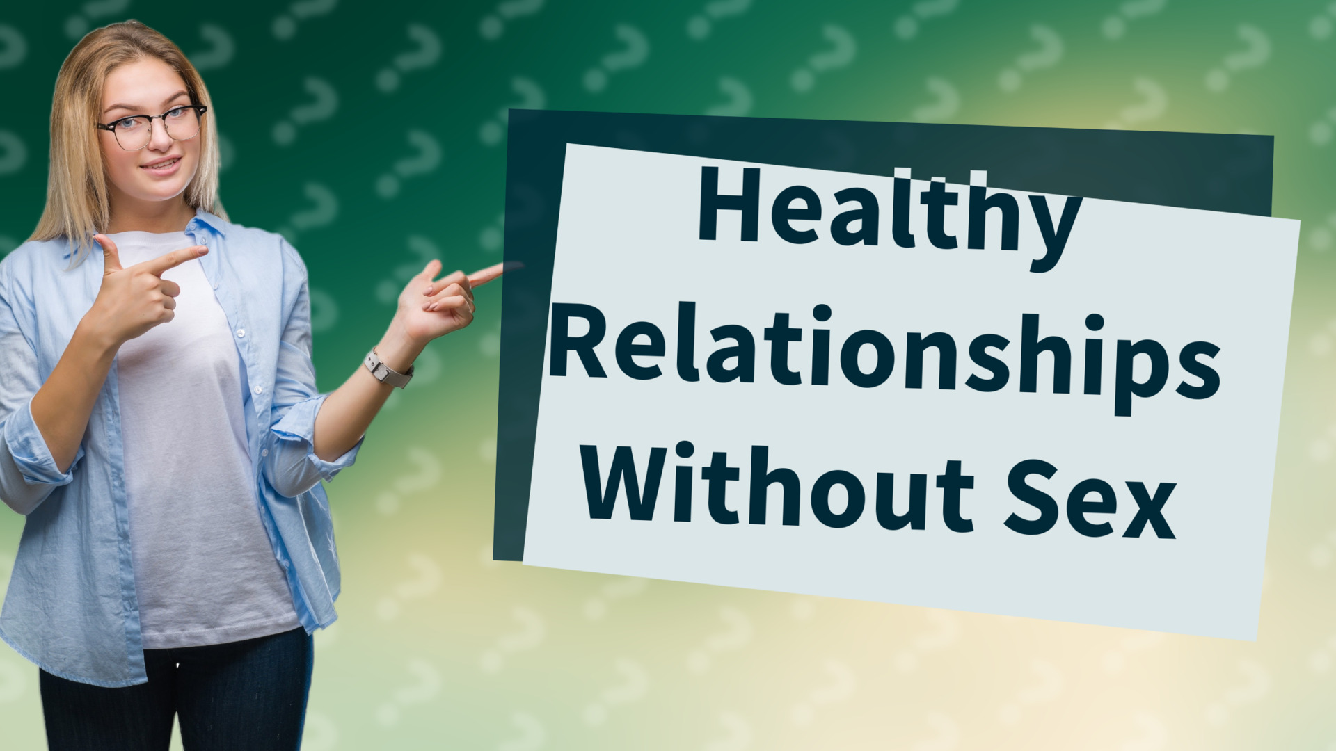 Healthy Relationships Without Sex