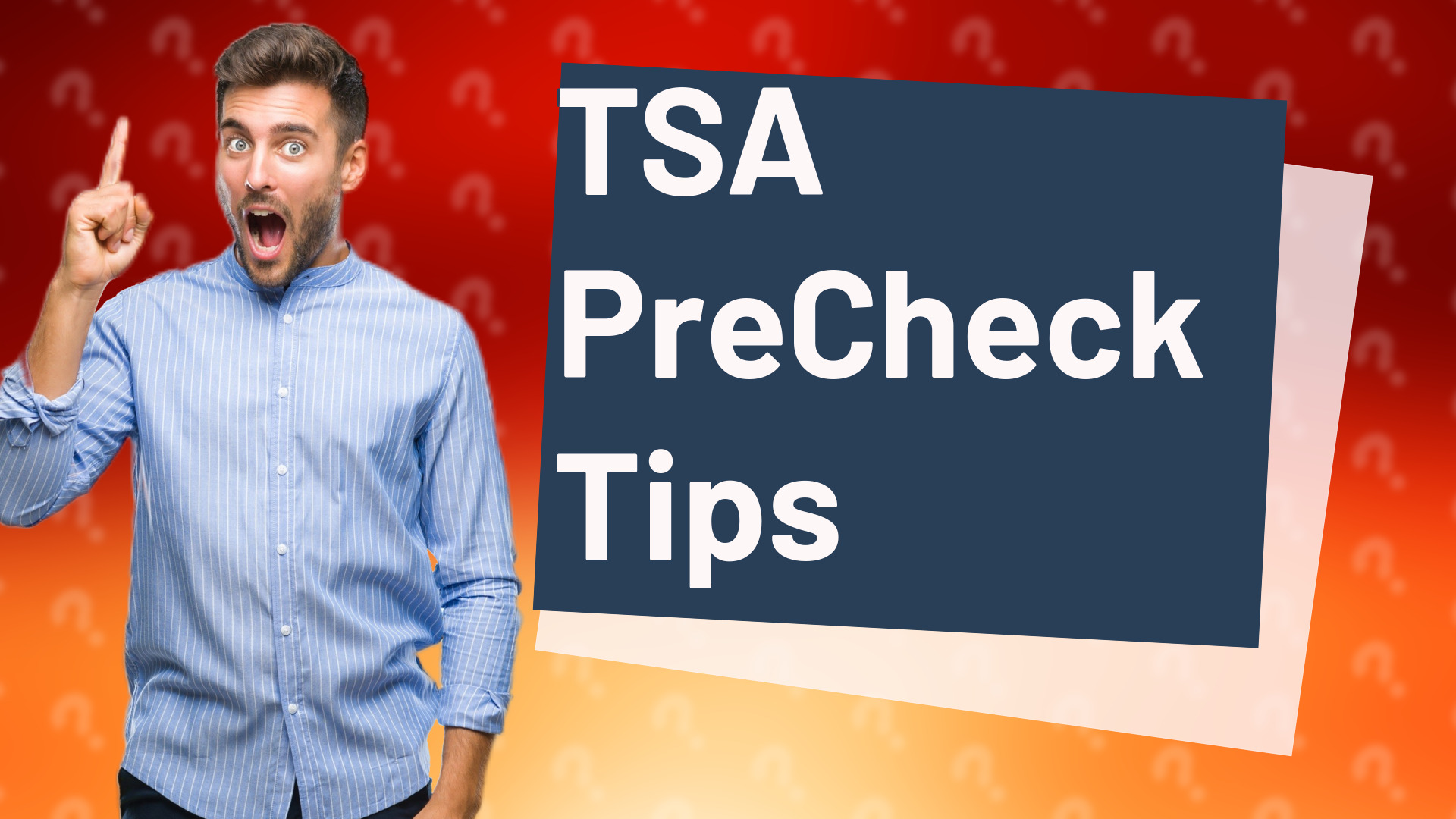 TSA PreCheck Tips