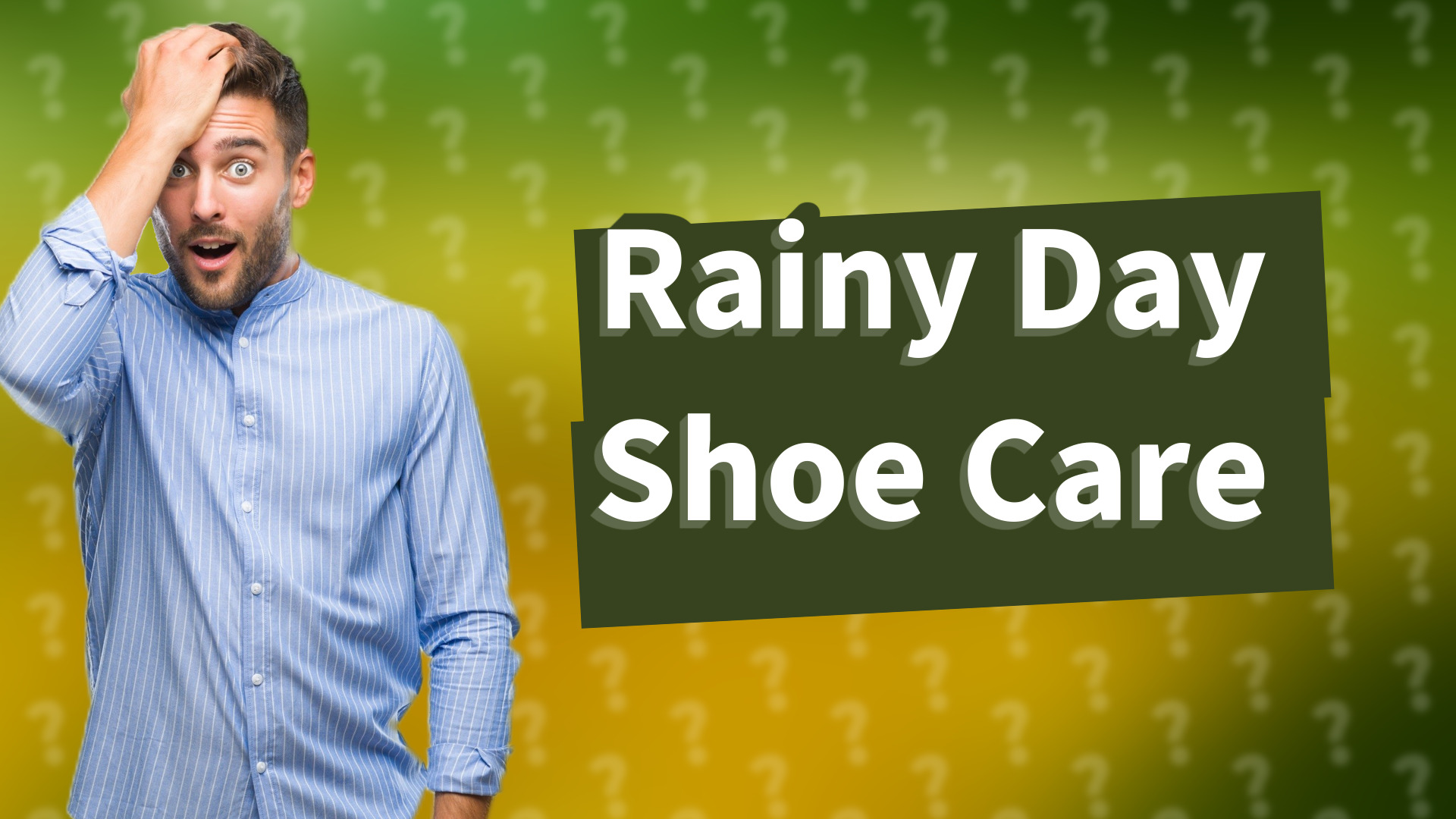 Rainy Day Shoe Care