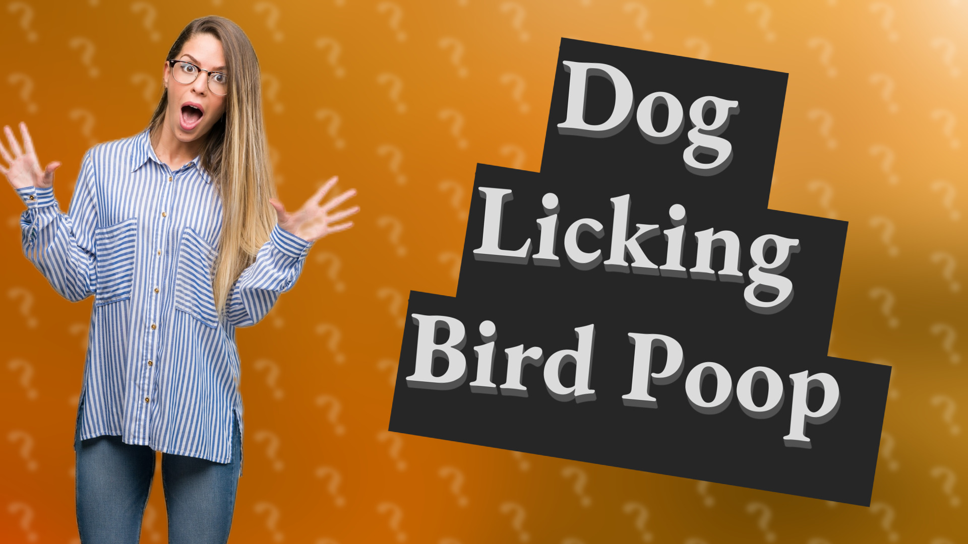 Dog Licking Bird Poop