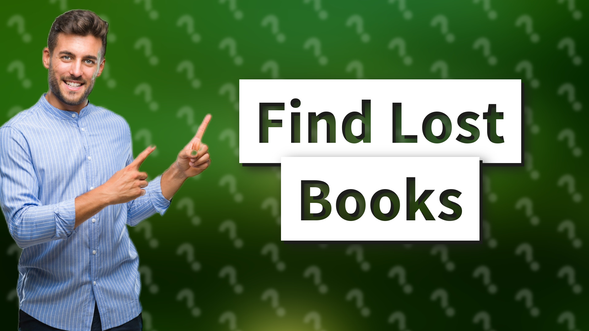 Find Lost Books