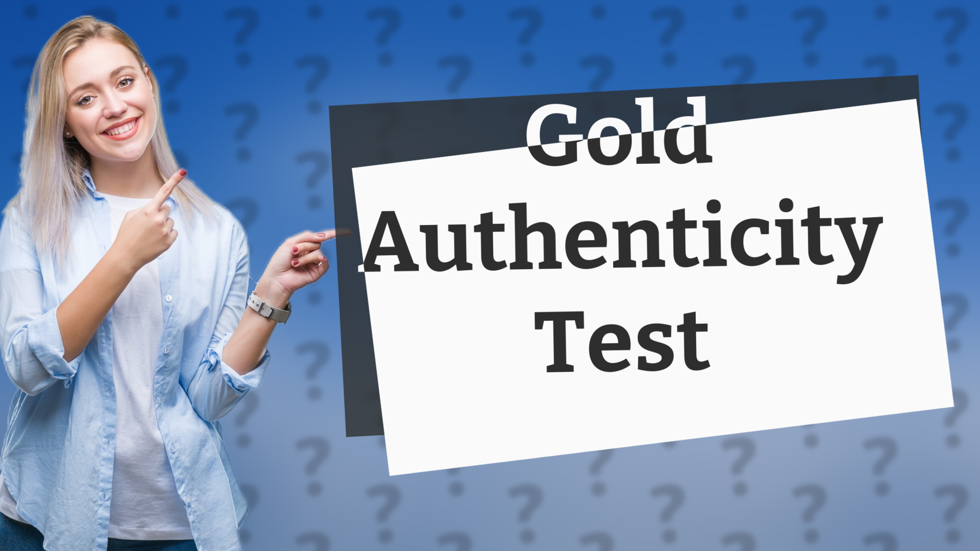Gold Authenticity Test