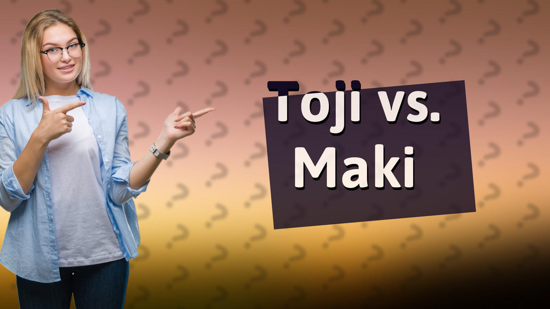 Toji vs. Maki