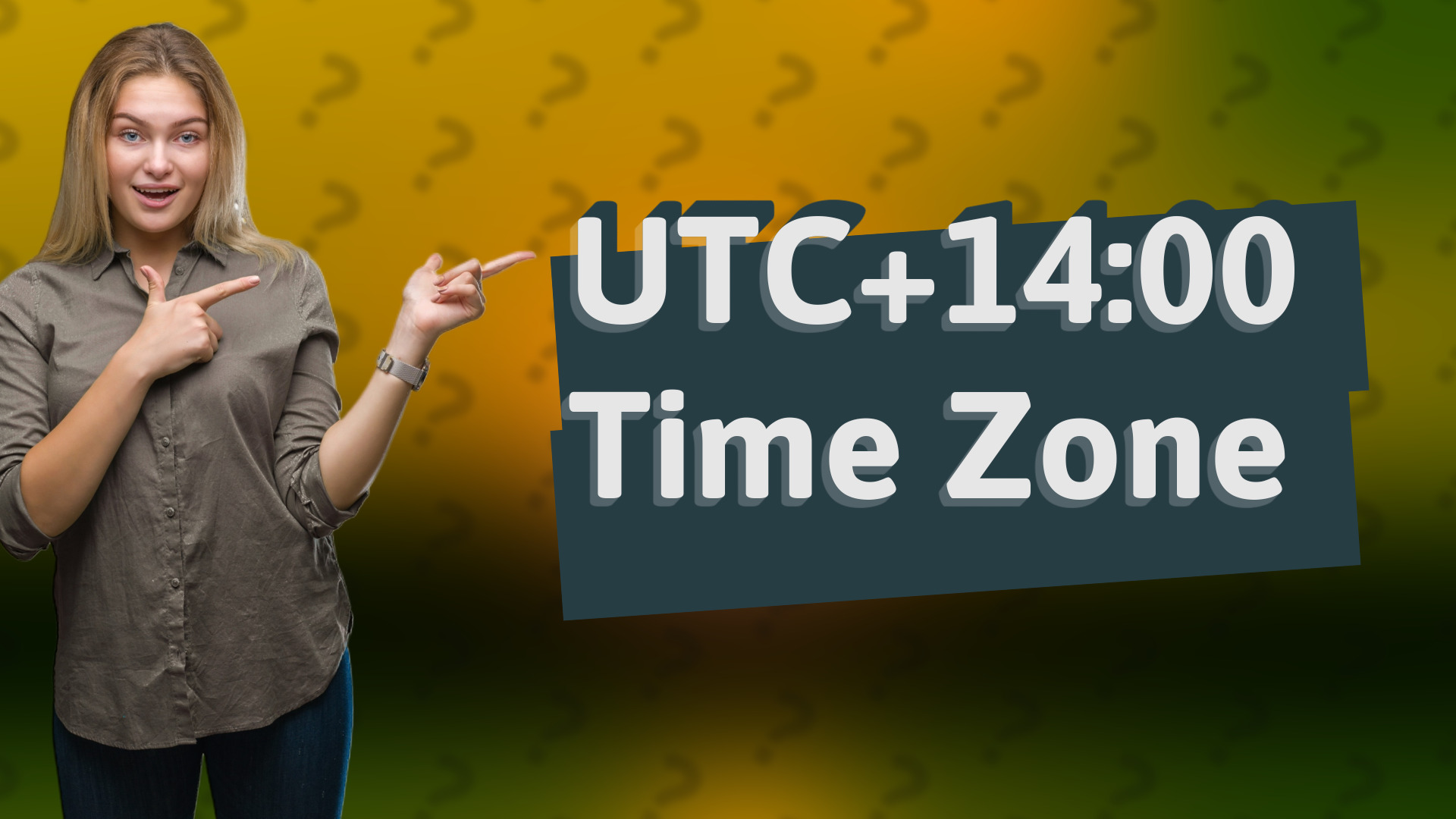 UTC+14:00 Time Zone