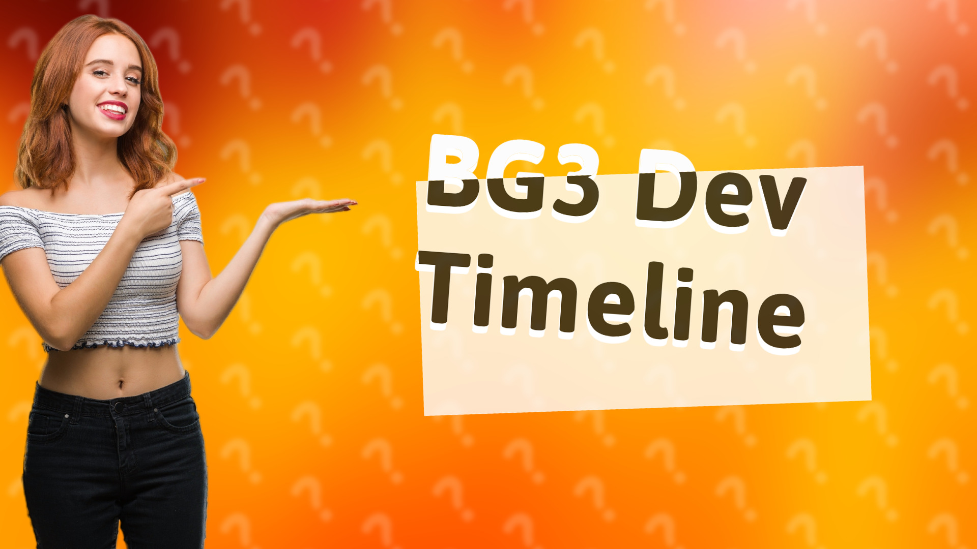 BG3 Dev Timeline