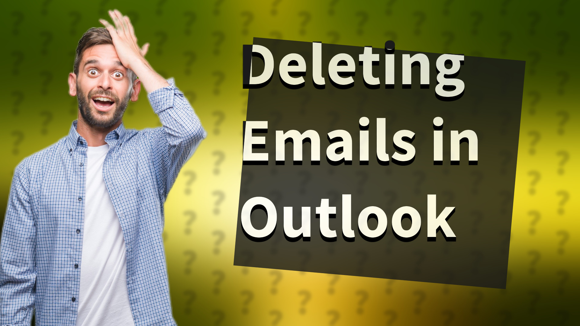 Deleting Emails in Outlook