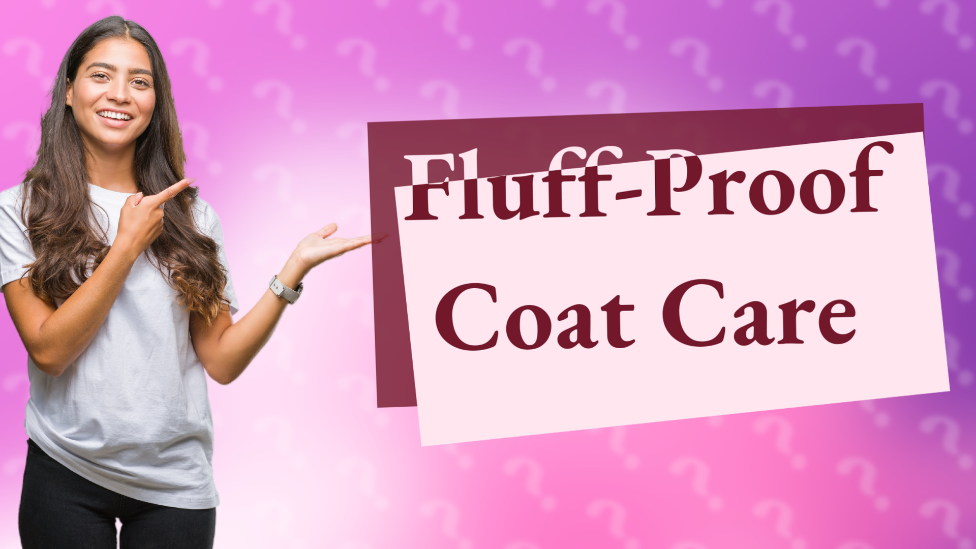 Fluff-Proof Coat Care