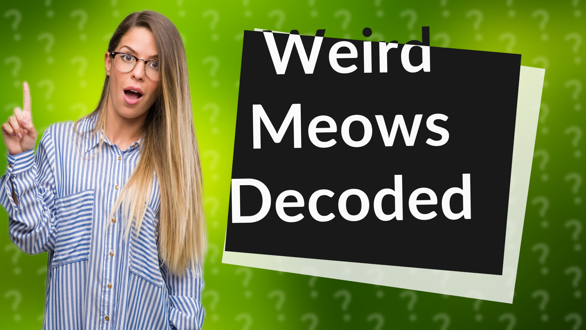 Weird Meows Decoded