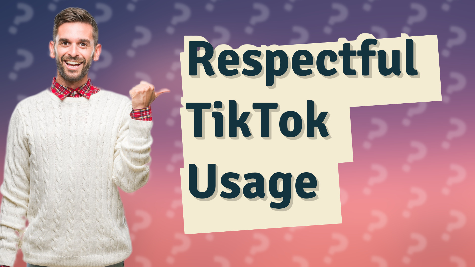 Respectful TikTok Usage