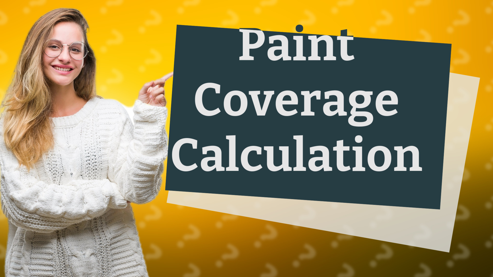 Paint Coverage Calculation