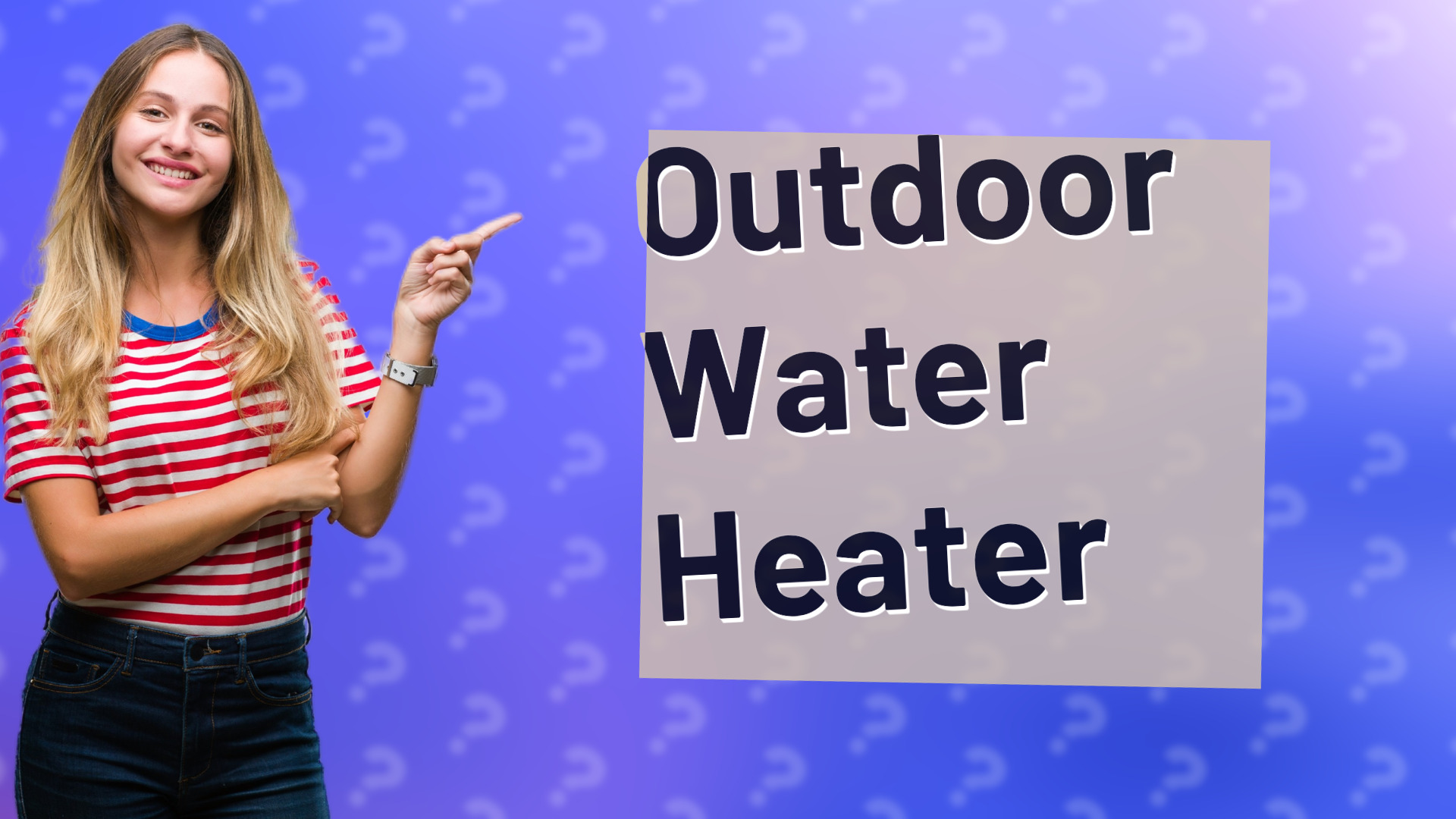 Outdoor Water Heater