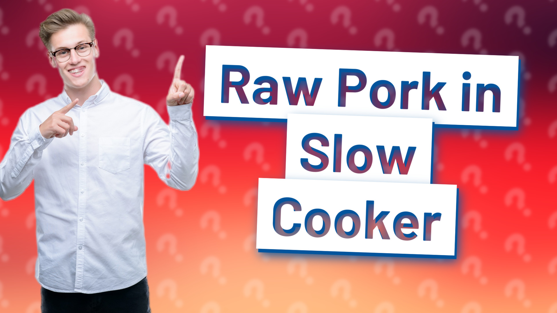 Raw Pork in Slow Cooker