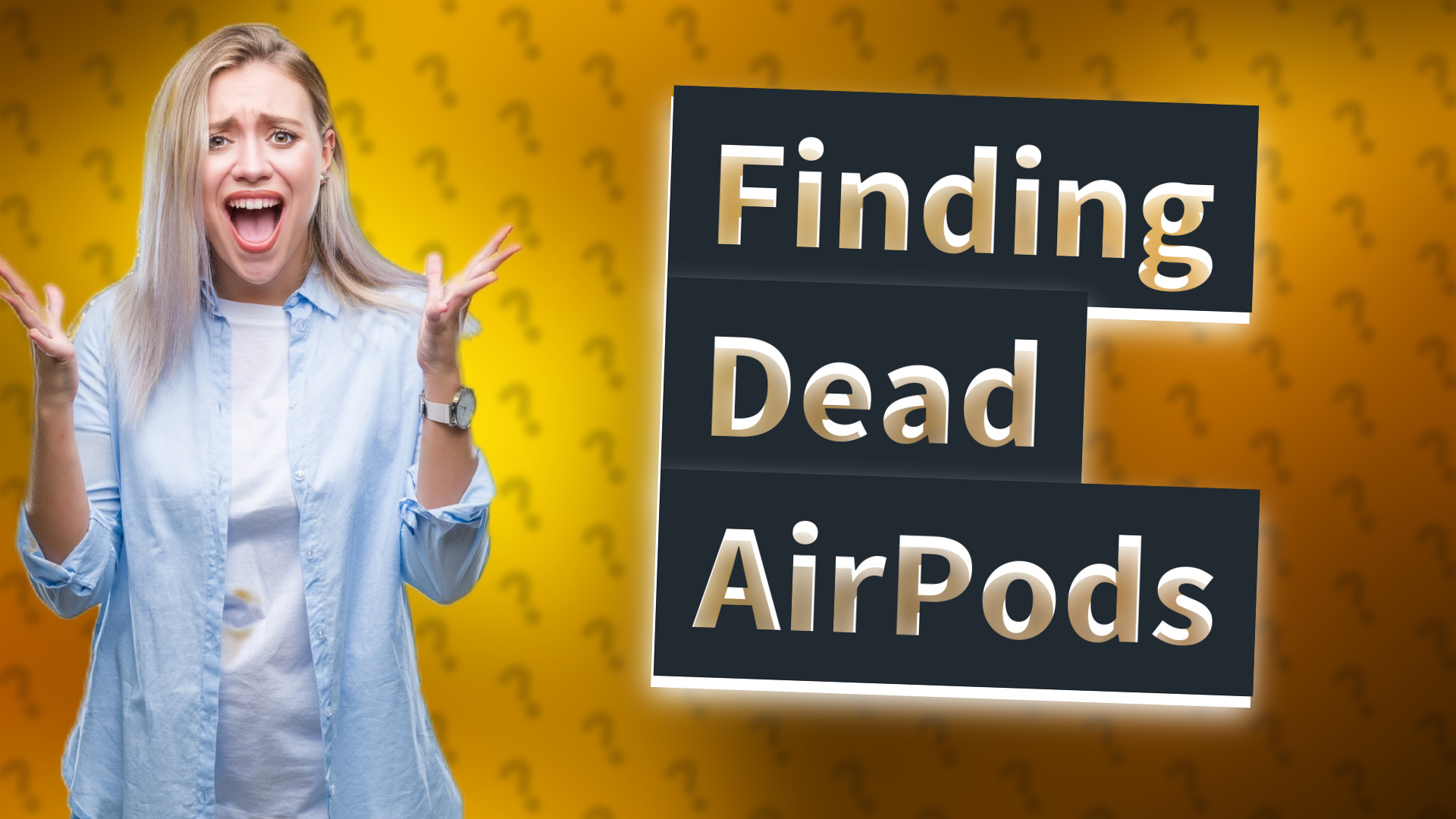 Finding Dead AirPods
