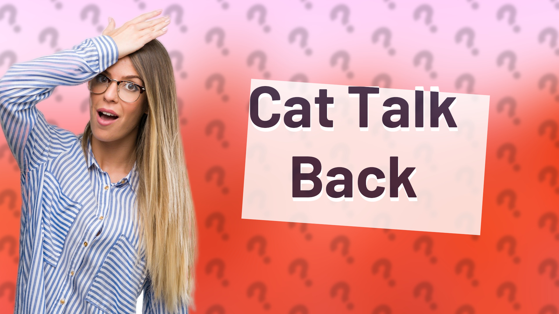 Cat Talk Back
