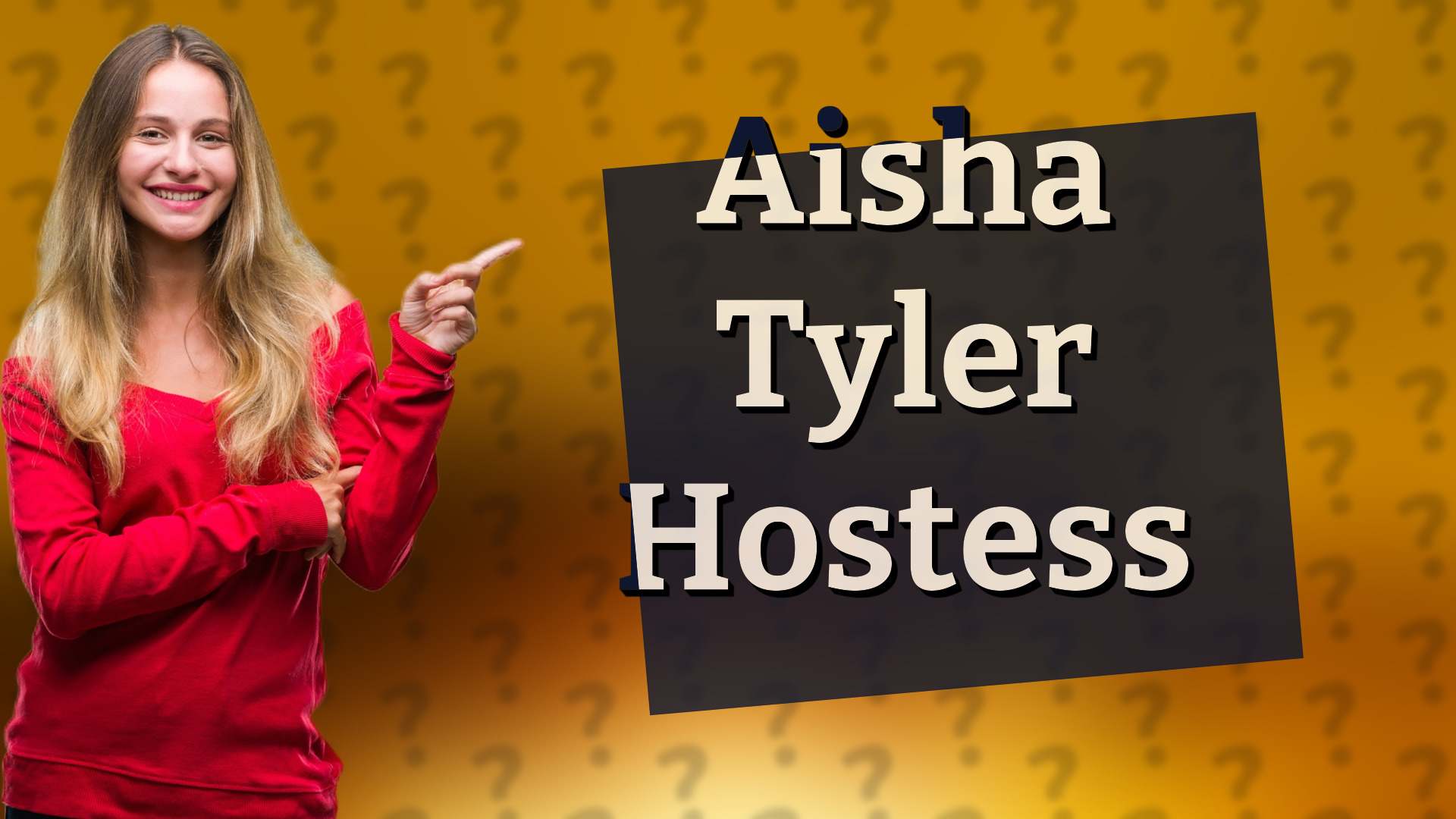 Aisha Tyler Hostess
