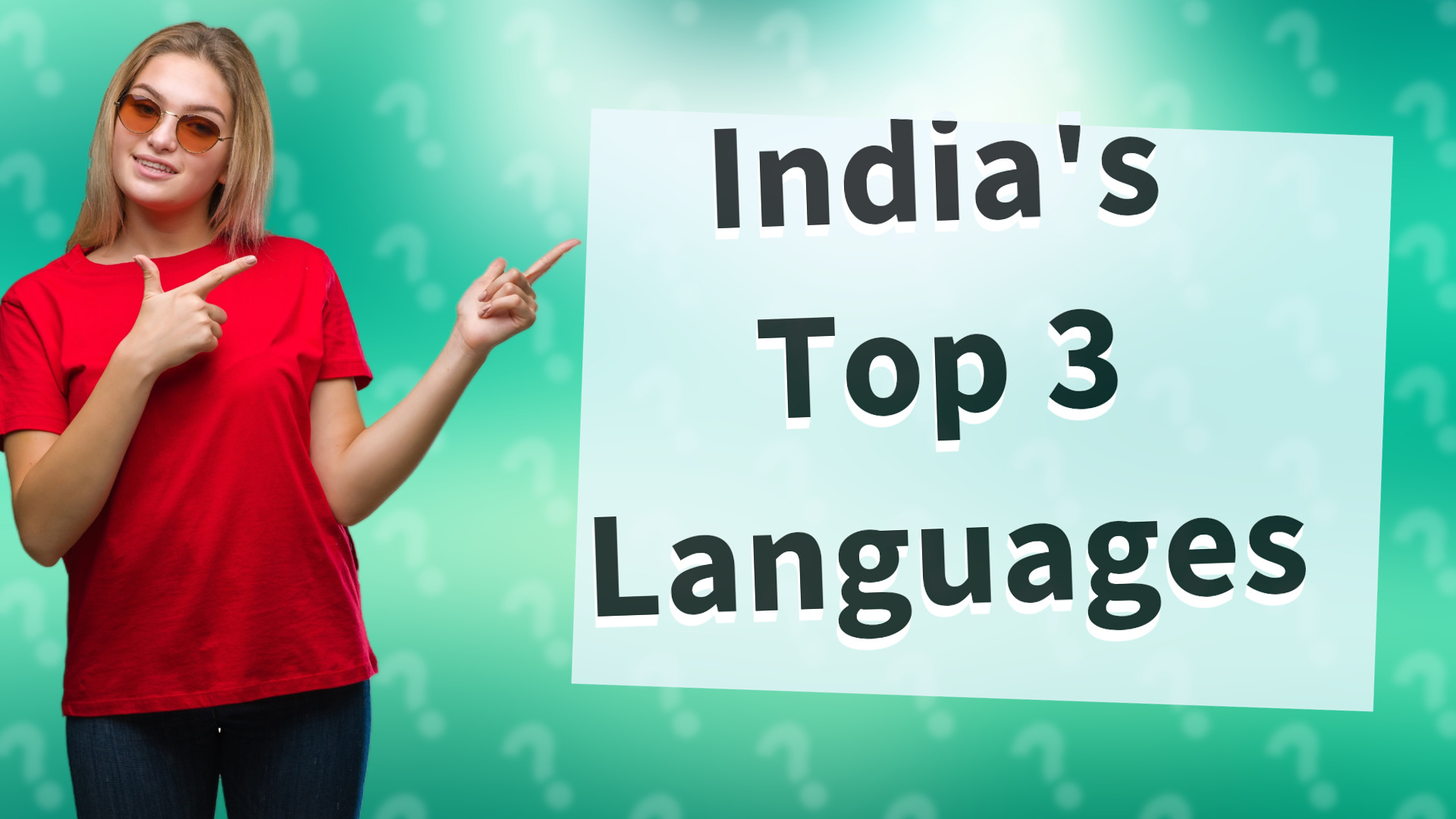 India's Top 3 Languages