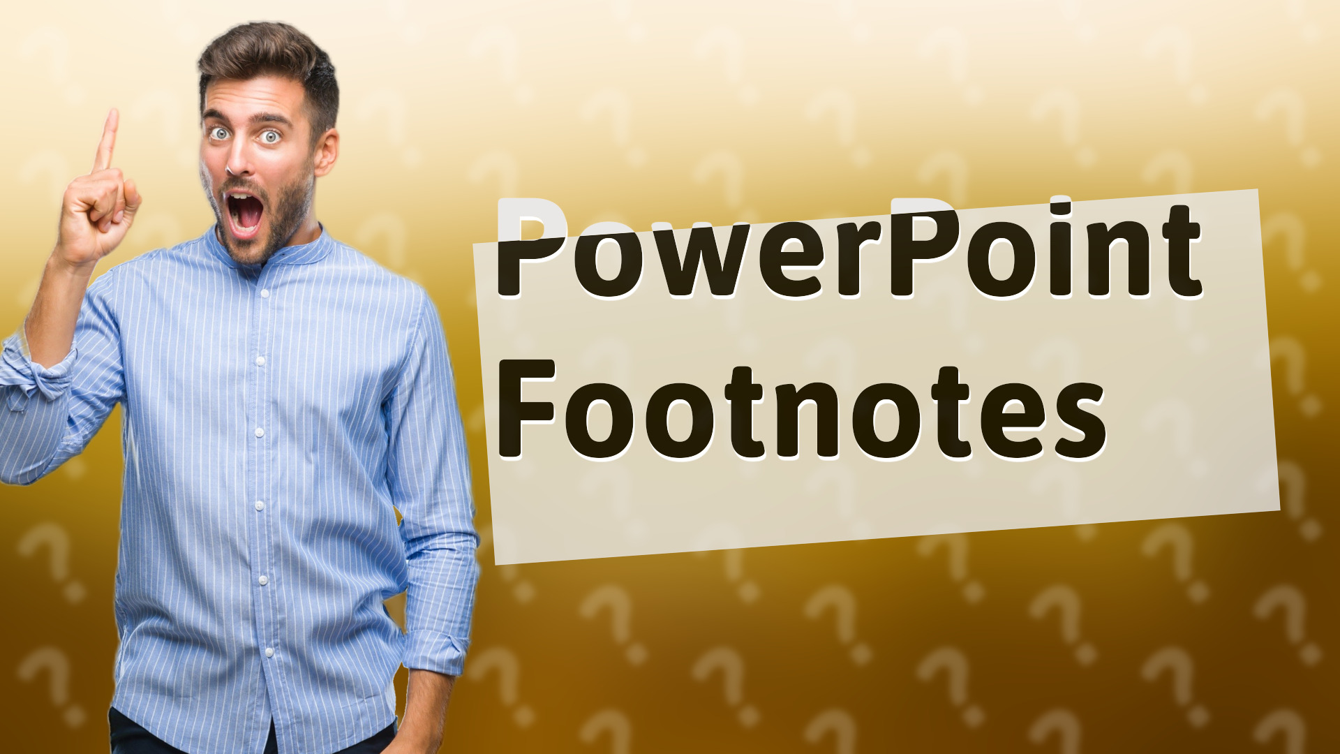 PowerPoint Footnotes
