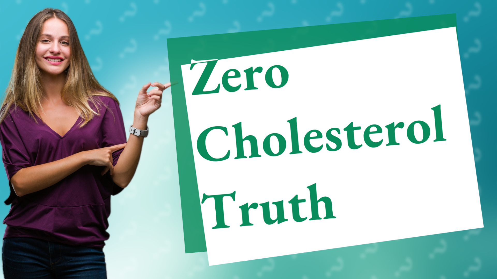 Zero Cholesterol Truth