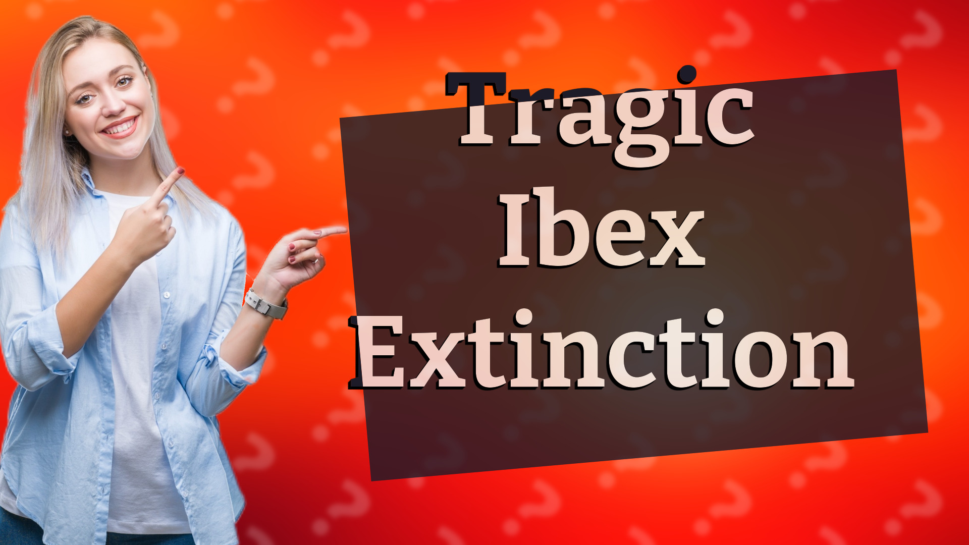Tragic Ibex Extinction